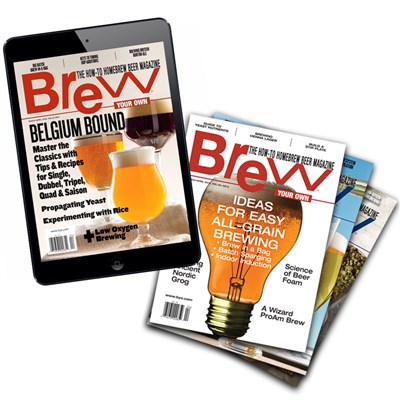 Brew Your Own Magazine - 1 Year Discounted DIGITAL & PRINT Subscription