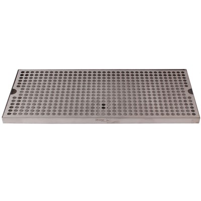 20"x8" Surface Mounted Drip Tray with Drain
