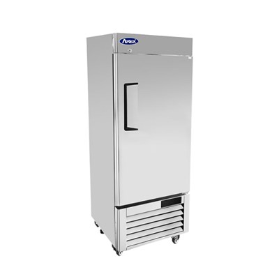 Atosa Upright Refrigerator (Low Height - 63-1/4-in) / One Door - Bottom Mount