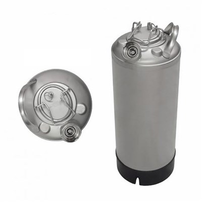 5 Gallon Line Cleaning Keg (Sanke D) with Removable Lid