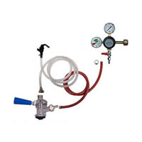 Party Keg Kit - 1 Faucet - Dual Gauge Taprite Regulator / 