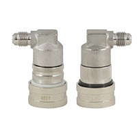 Stainless Steel Ball Lock Disconnect Set - Threaded / 