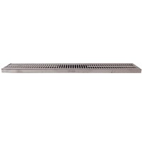 30"x5" Surface Mounted Drip Tray with Drain - Stainless Steel / 30"x5" Surface Mounted Stainless Steel Drip Tray