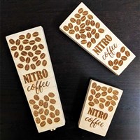 Nitro Coffee Wood Tap Handles (Laser Engraved) / 