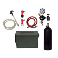Basic Homebrew Keg Kit In Ammo Can - 20oz CO2 - Pin Lock / 