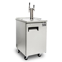 NitroNow Commercial Dual Faucet On-Demand Nitro Coffee & Iced Coffee Kegerator / 