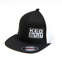 Keg Outlet Fitted Trucker Hat (FlexFit 2-Tone Trucker) / 