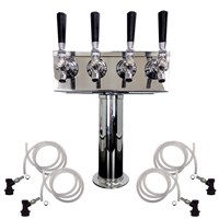 4 Faucet Cold Brew Coffee Draft Tower / 