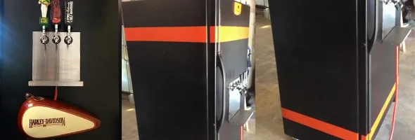 Harley Davidson Custom Kegerator