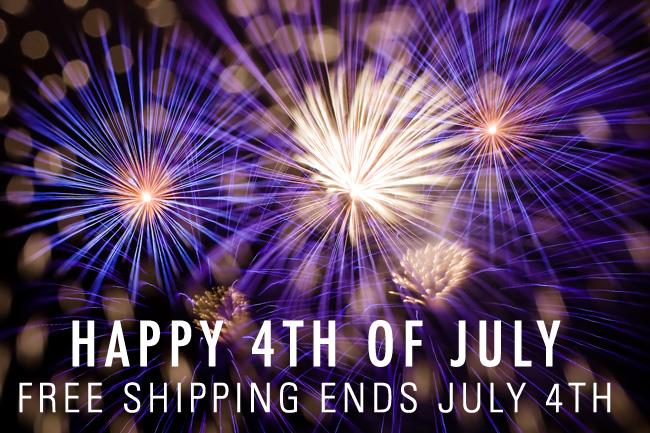 Independence Day Free Shipping Promotion