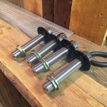 Picture of beer shanks with beverage lines removed
