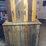 Shot of bar with faucets installed