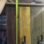 Height of beer tower from countertop