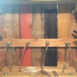 Shanks and beer lines installed and dropped through countertop access hole