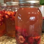 Cherry Halves in Kombucha