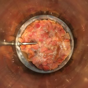 Strawberries lacking color post secondary fermentation in kombucha