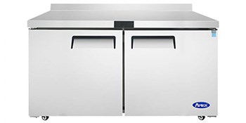 Worktop Refrigerators with Backsplash