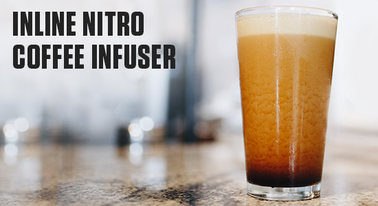 NitroNow the inline, on-demand nitrogen infuser for turning cold brew into the perfect nitro coffee pour