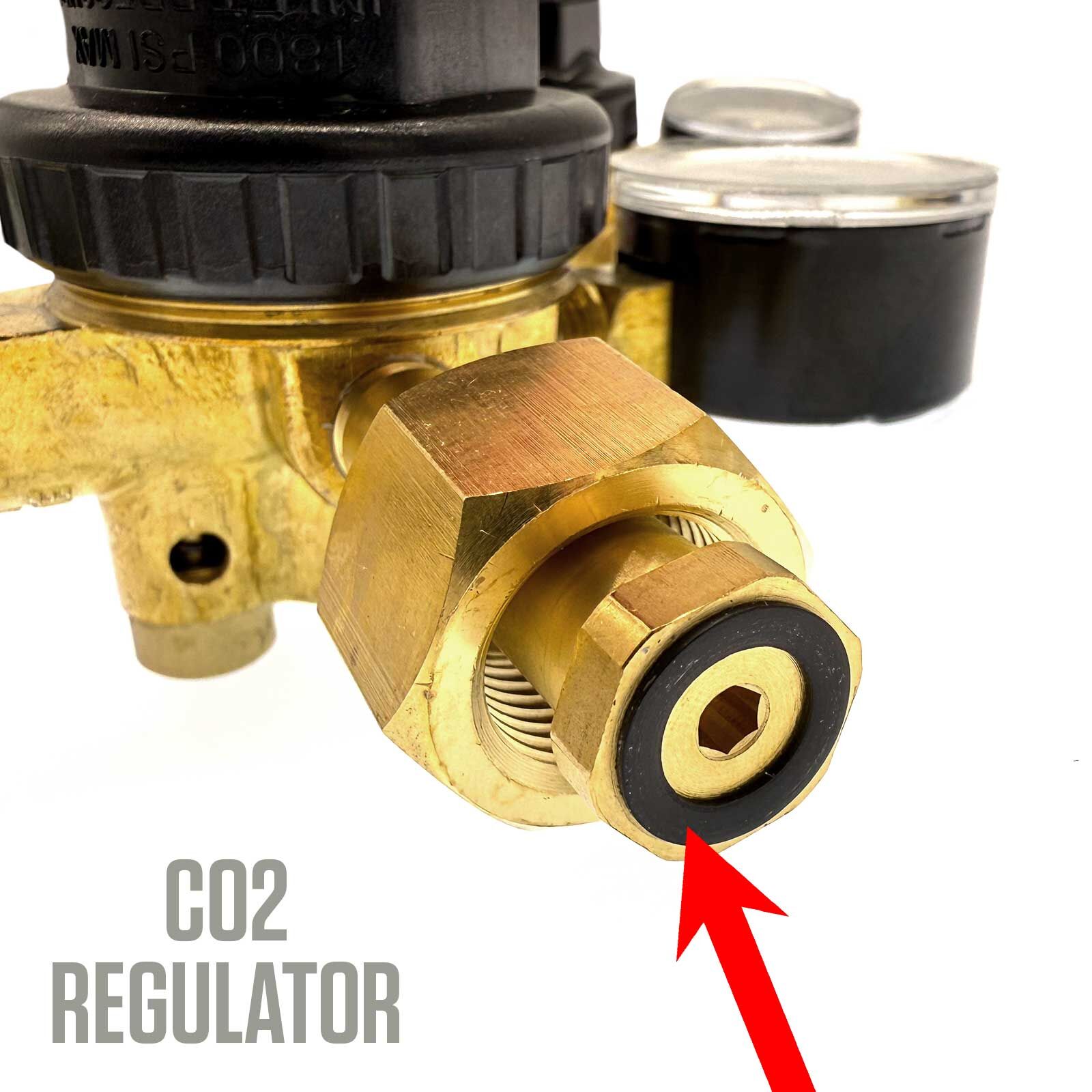 CO2 Leak from the Tank Fitting / O-ring Seal at CO2 Tank