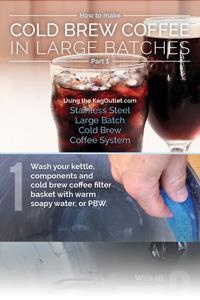 How to Make Cold Brew Coffee in Large Batches [INFOGRAPHIC]