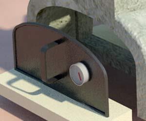 Sealing Door with Thermometer