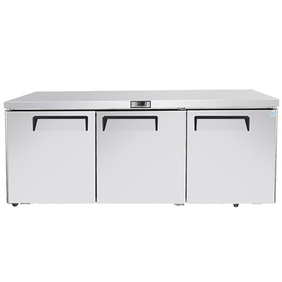 Atosa AUR72SD 72-in Three-Door Undercounter Refrigerator