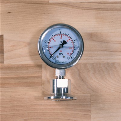 1.5" Tri-Clamp Pressure Gauge