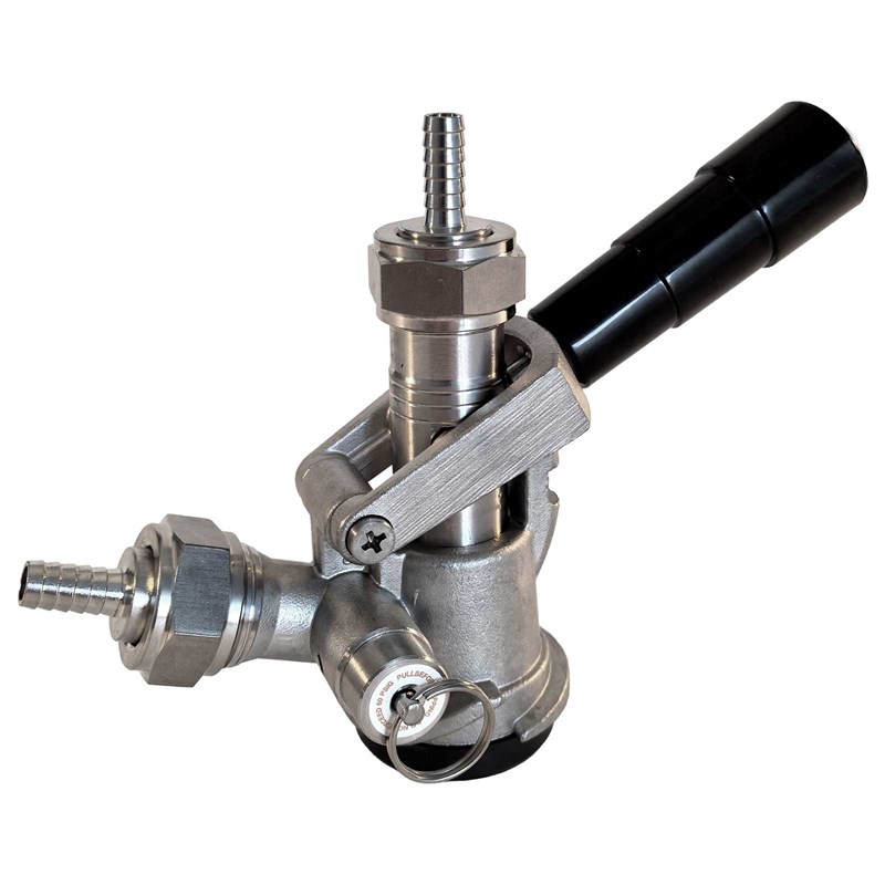 American "D" Keg Tap (Coupler - Sanke) - Full SS Body & Probe