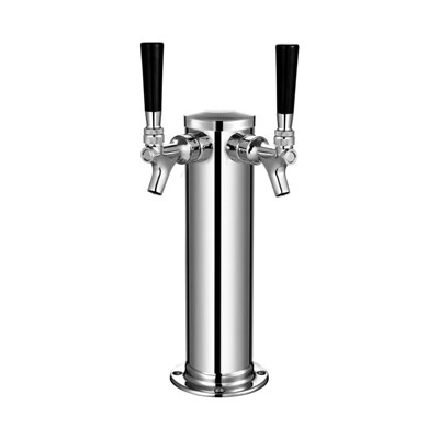 Talos 3" Column Tower - 2 Tap Draft Beer Tower