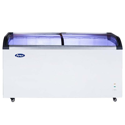 Chest Freezer w/ Curved Glass Top (12 Cu Ft)