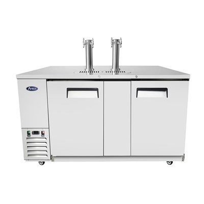Atosa Dual Tower 4 Tap Draft Beer Kegerator (MKC68GR)