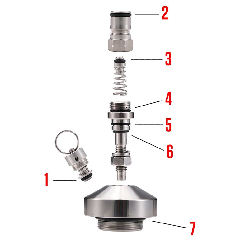 Complete Gasket Kit for Mini Keg Carbonating Cap