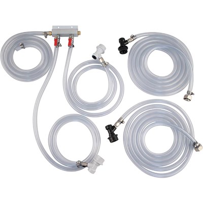 Connection Kit for Komos Draft Jockey Box - 2 Faucet Homebrew (Ball Lock)