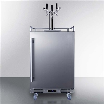 SUMMIT 24" Wide Built-In Indoor/Outdoor Commercial Beer Kegerator