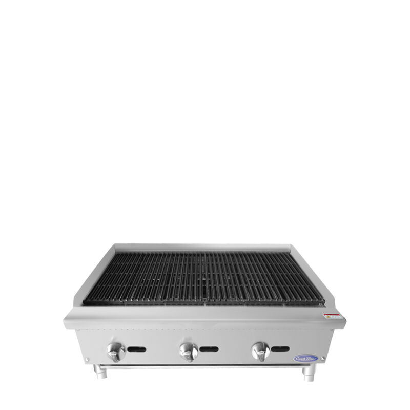 CookRite 36-in Countertop Radiant Broiler w/ 105,000 BTU