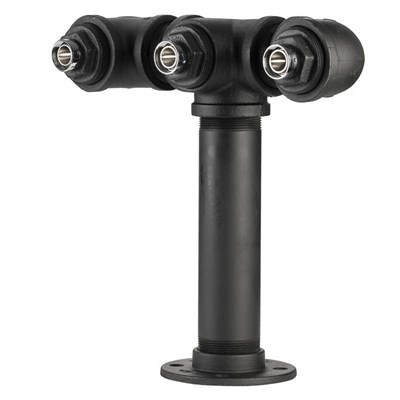 Black Iron Pipe Beer Tower - 3 Tap