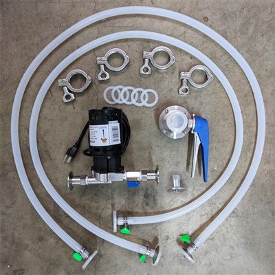 Brew Bomb Transfer Pump Setup