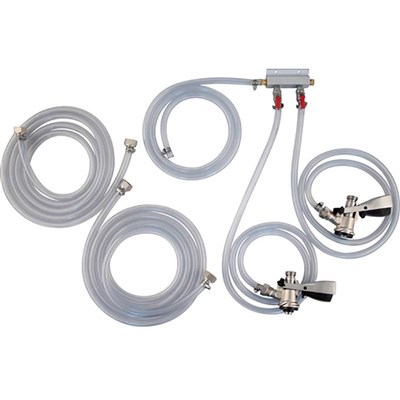 Connection Kit for Komos Draft Jockey Box - 2 Faucet Commercial (Sanke)