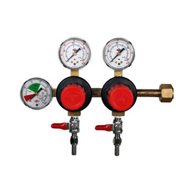 CO2 Beer Regulator - Three Gauge - Taprite