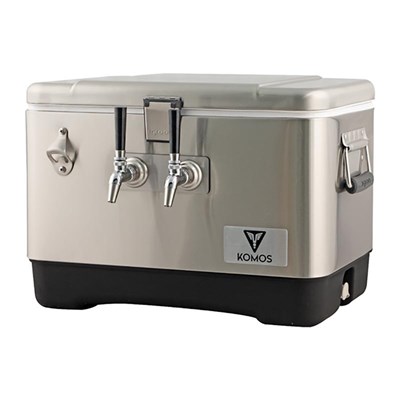 Komos™ Pro Stainless Steel Draft Jockey Box - 2 Faucet