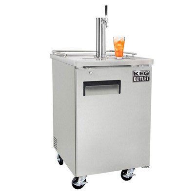 1 Faucet Commercial Grade Kombucha Kegerator (Stainless)