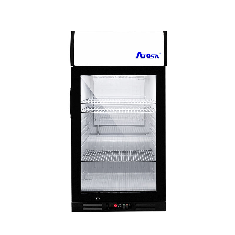 Atosa CTD-3ST Countertop Merchandiser with Lighted Top Display (2.4 Cu. Ft.)