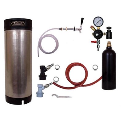 Refrigerator Keg Kit - 20oz - BALL LOCK - Complete Kit