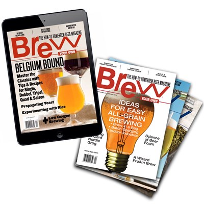 BYO+ Brew Your Own Magazine - 1 Year DIGITAL & PRINT Subscription