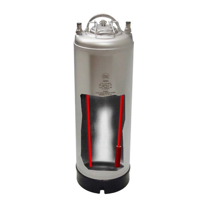 5-Gallon Carbonation/Nitrogenation Keg for Soda or Nitro Coffee