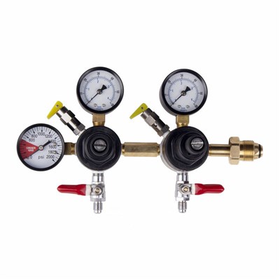Nitrogen Dual Pressure Regulator w/ Pressure Relief Valve by CMBecker