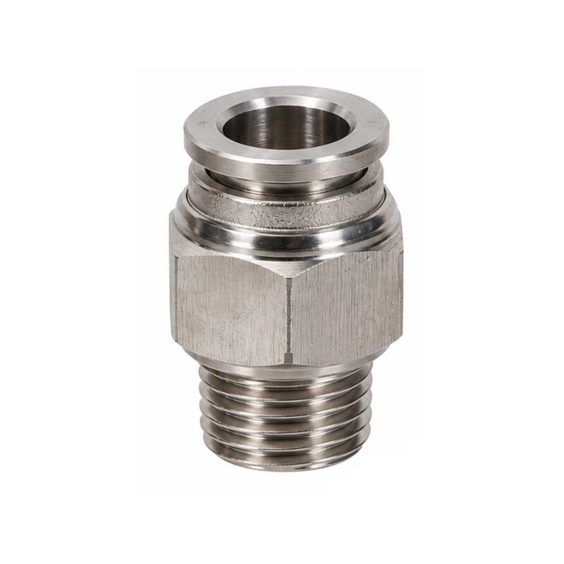 Stainless Steel Push-In Fitting - 8 mm (5/16 in.) x 1/4 in. NPT