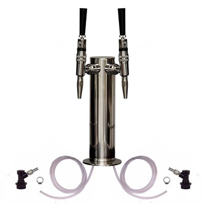 Nitro Coffee Tower - 2 Cold Brew Stout Faucets 