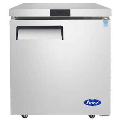 Atosa Undercounter Refrigerator - 27-in Wide/Left Hinged
