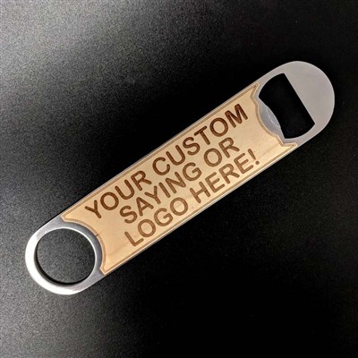 Bartender Bottle Opener with Custom Engraved Logo